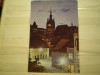 ROMANIA - SIGHISOARA - VEDERE DIN ORAS NOAPTEA - CIRCULATA , TIMBRATA ., Fotografie
