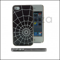 Husa Apple iPhone 4 4s Spiderman insertii aluminiu foto