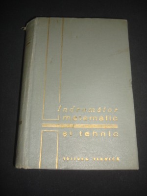 INDRUMAR MATEMATIC SI TEHNIC {1964} foto