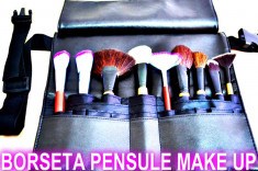 Borseta profesionala brau pensule make up Machiaj profesional foto