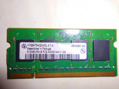 MEMORI LOPTOP RAM 512 MB 2Rx16 PC 2-4200S-11-A0 foto