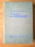 p Cercetari de fiziopatologie - Acad. I. Nitulescu, M. Saragea , I. Foni