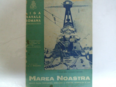 Marea Noastra Revista ligii navale romane Anul VIII Nr. 12 Decembrie 1939 foto