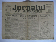 ZIARUL JURNALUL DE DIMINEATA DIN MIERCURI 5 FEBRUARIE 1947 foto