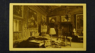 Castelul Peles-Dormitorul regesc-Colectia C. Stefanovici-vedere necirculata P14 foto