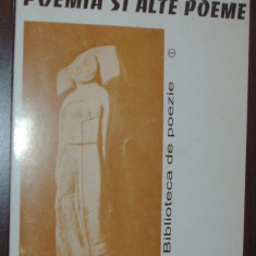 ION HURJUI - POEMIA SI ALTE POEME (ANTOLOGIE, 1995 - ED. MOLDOVA / BIBLIOTECA DE POEZIE NR. 1) [dedicatie / autograf pt. VAL CONDURACHE]