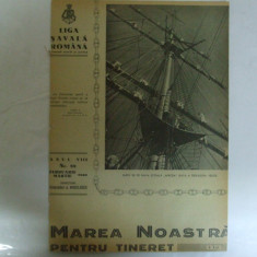 Marea Noastra pentru tineret Revista ligii navale romane Anul VIII Nr. 10 Februarie - Martie 1940