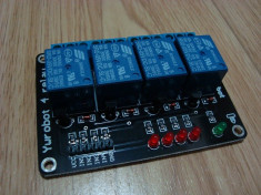 5V 4 Channel Relay Module (arduino AVR PIC) foto