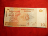 Bancnota 10 Fr.2003 Congo , cal.NC, Africa
