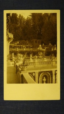 Castelul Peles - Terasa - Colectia C. Stefanovici - vedere necirculata P03 foto