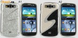 Husa Samsung Galaxy S3 i9300 i9301 i9305 + folie protectie display + stylus, Argintiu, Alt material