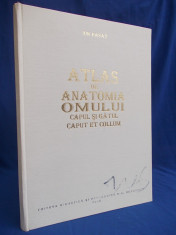 ION PASSAT - ATLAS DE ANATOMIA OMULUI * CAPUL SI GATUL - BUCURESTI - 1995 foto