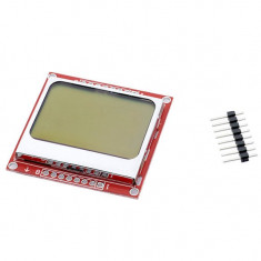 Afisaj LCD 84x48 Nokia 5110 backlight ALB 84*48 Pixeli (SPI) Arduino foto