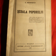 S.Mehedinti - Scoala Poporului - Ed. 1923