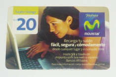 Cartela telefonica - MOVISTAR - TINERI - VENEZUELA - 2+1 gratis toate produsele la pret fix - CHA1006 foto