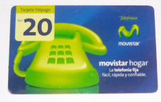 Cartela telefonica - TELEFON FIX VERDE - VENEZUELA - 2+1 gratis toate produsele la pret fix - CHA988 foto