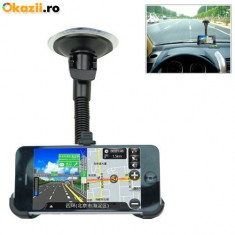 Suport auto masina Parbriz cu ventuza tip navigatie Car Kit Car Holder pt original Apple iPhone 5 5G 5S foto