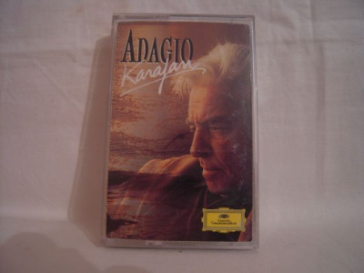 Caseta audio Karajan - Adagio -The Classical Romance Collection, originala foto