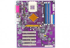 Placa de baza TOP socket A / 462 - ECS N2U400-A - nForce-2, FSB400, DDR400, AGP 8X - impecabila - ofer PROBA !!! foto