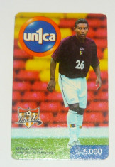 Cartela telefonica - SPORT - FOTBAL - WILFREDO MORENO - VENEZUELA - 2+1 gratis toate produsele la pret fix - CHA1009 foto