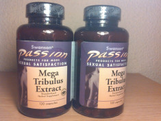 MEGA TRIBULUS TERRESTRIS, 250 mg, 120 de capsule, cu 20% saponine, import SUA foto