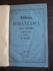 BABILONIA ROMANEASCA - NICOLAE ISTRATI // IASI -1860 foto