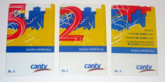 Set / Lot 3 cartele telefonice - VENEZUELA - CARTELA TELEFONICA - 2+1 gratis toate produsele la pret fix - CHA966 foto