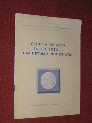 Creatia de arta in colectiile cabinetului numismatic foto