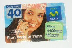 Cartela telefonica - MOVISTAR - TINERI - VENEZUELA - 2+1 gratis toate produsele la pret fix - CHA1002 foto