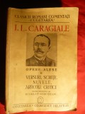 I.L.Caragiale -Opere Alese II - Versuri,Schite ,Nuvele ,Art.Critice - Ed. 1940