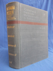 DUMITRU DUMITRESCU - DICTIONAR POLIGLOT DE CONSTRUCTII,MATERIALE DE CONSTRUCTII SI HIDROTEHNICA [ ENGLEZA,ROMANA,GERMANA,FRANCEZA,RUSA ] - BUC. - 1979 foto