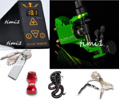 kit tattoo profesional cu sursa Efin Power digitala si masina Stigma Bizzare2, tatoo,aparat,tatuat foto