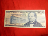 Bancnota 50 Pesos 1981 Mexic , cal.NC