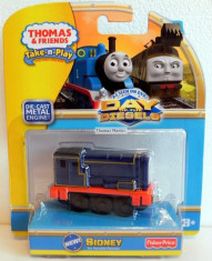 Take-n-Play cu magnet - Thomas and Friends trenulet - SiDNEY locomotiva diesel numita si Sid ( transport 2.6 RON la plata in avans ) - NOU foto