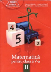 MATEMATICA - CULEGERE PT CLASA A V A PARTEA A II A de MARIUS PERIANU CLUBUL MATEMATICIENILOR ED. ART foto