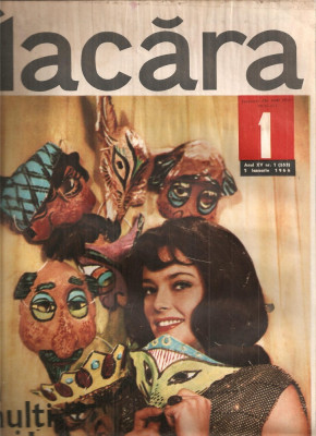 (C4595) REVISTA FLACARA, ANUL XV, NR. 1 (553), 1 ianuarie 1966 foto