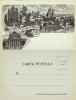 Salutari din Romania ( Bucuresti ) - litografie cca 1900, Necirculata, Printata