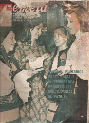 (C4592) REVISTA FEMEIA, NR.5 MAI 1978 foto