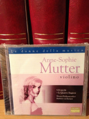 ANNE-SOPHIE MUTTER &amp;amp; WIENER PHILHARMONIKER/VIVALDI (1984/EMI REC) cd nou/sigilat foto