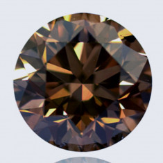 0.85 ct VS1 ( 6.25 MM )AAA GREAT CLEAR DARK BROWN COLOR LOOSE DIAMOND foto