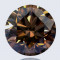 0.85 ct VS1 ( 6.25 MM )AAA GREAT CLEAR DARK BROWN COLOR LOOSE DIAMOND