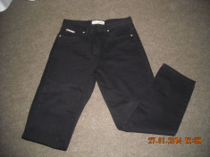 pantalon blugi negrii NOI barbati BATUS W32 L 32 talie 43 cm foto