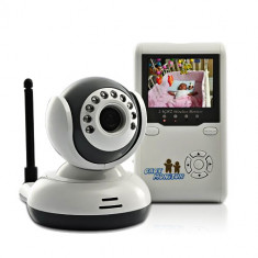 baby monitor video interfon video bebe 2.4G Wireless Digital Camera Voice Control 2.4&amp;quot; LCD Statie monitorizare bebe Video Baby Monitor wireless aparat foto