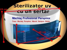 Sterilizator Manichiura Pedichiura Coafor Cosmetica Frizerie uv Electric foto