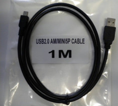 Cablu USB - Mini USB, 1M foto