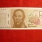 Bancnota 5 Australes Argentina , cal.NC ,presedinte