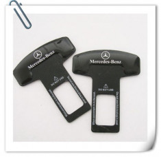 Set pereche 2 x suport centura siguranta Mercedes Benz elimina sunetul suparator + expediere gratuita foto