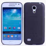 Husa neagra Samsung Galaxy S4 mini i9190 + folie protectie ecran + expediere gratuita, Plastic, Carcasa