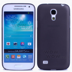 Husa neagra Samsung Galaxy S4 mini i9190 + folie protectie ecran + expediere gratuita