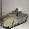 Macheta vehicul militar / tanc M2A1 Bradley modificat - 1:18